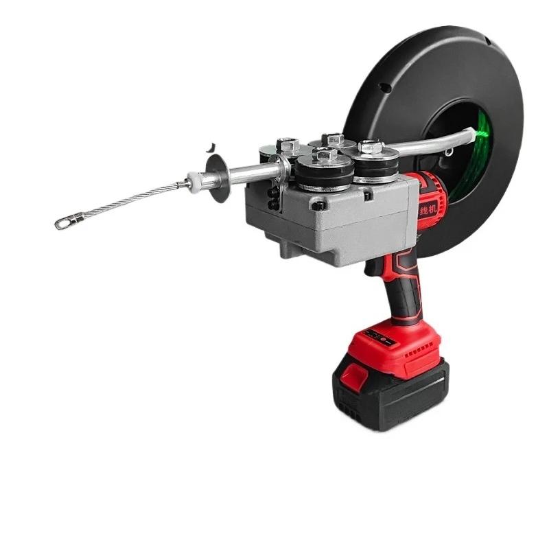 Threading machine electrician wire pulling multi-function electric perforation automatic wire pulling pipeline cable