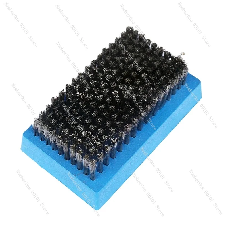 

Brush Plastic Handle Steel Wire Brush Wallpaper Printing Anilox Roll Cleaning 0.076 Wire Diameter Corrosion and Resistance