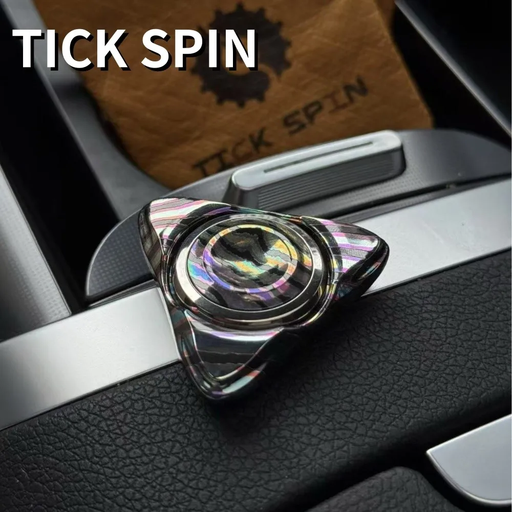 TICK SPIN EDC 触覚感覚 三枚刃 フィジェットスピナー ストレス解消おもちゃ 特殊素材 不安解消グッズ