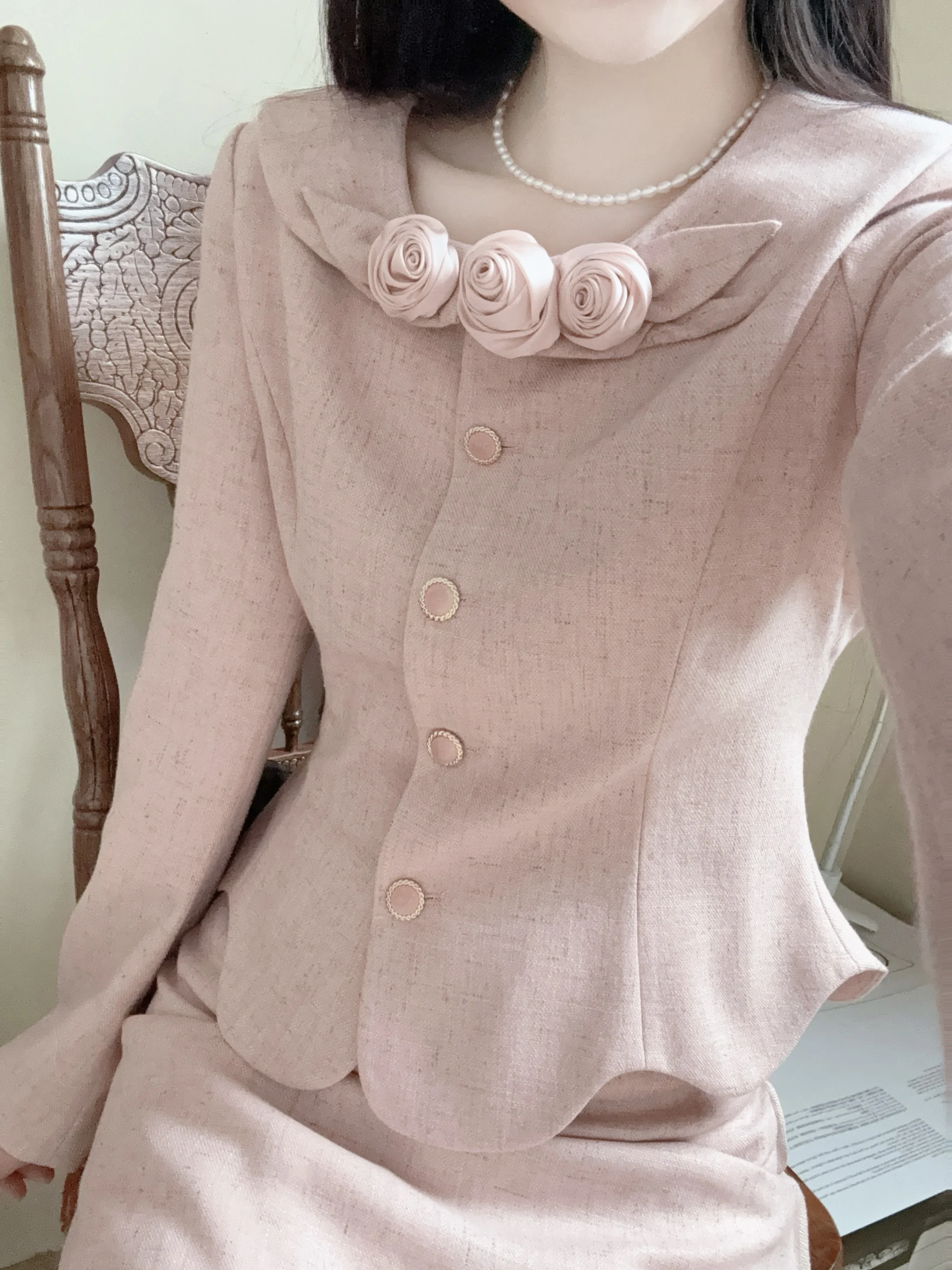 

Набор закладок для книг из лепестков роз Ele Vintage Hong Kong Sle Phoenix And Moon Brand, женский модный комплект с тонкими пуговицами S...