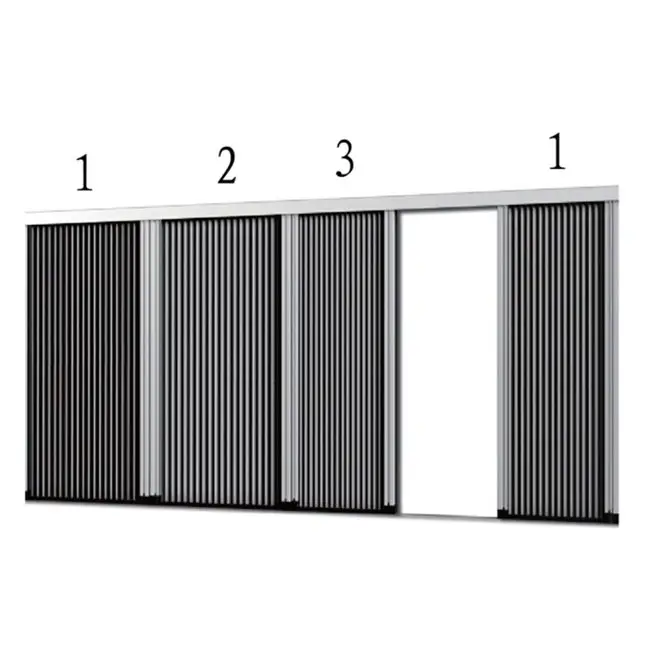 

Anti Mosquito Bugs Trackless Design Pleated Insect Fly Screen Net Door