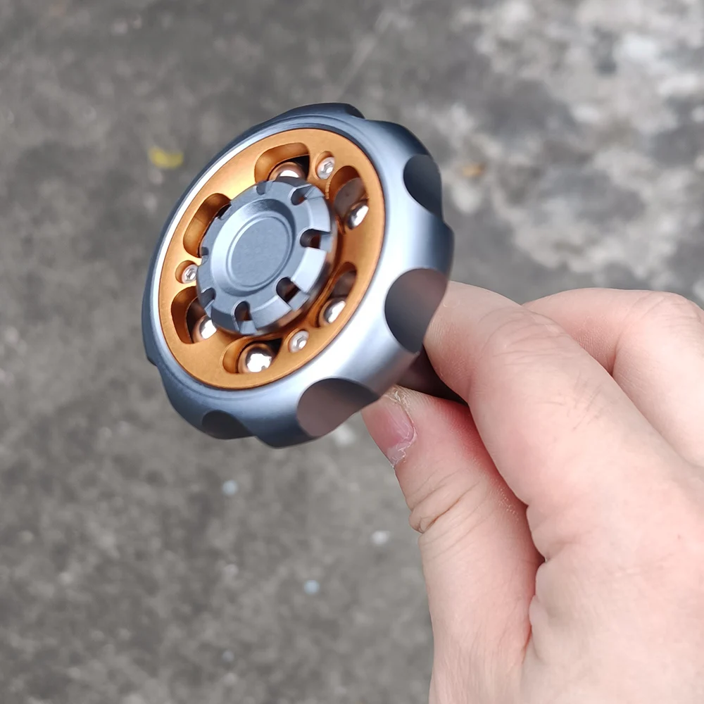 Fidget Spinner Aluminium Alloy Spinning Top Tip Stress Relief Toy Gyro EDC Beetle Finger Spinner Toy Gifts