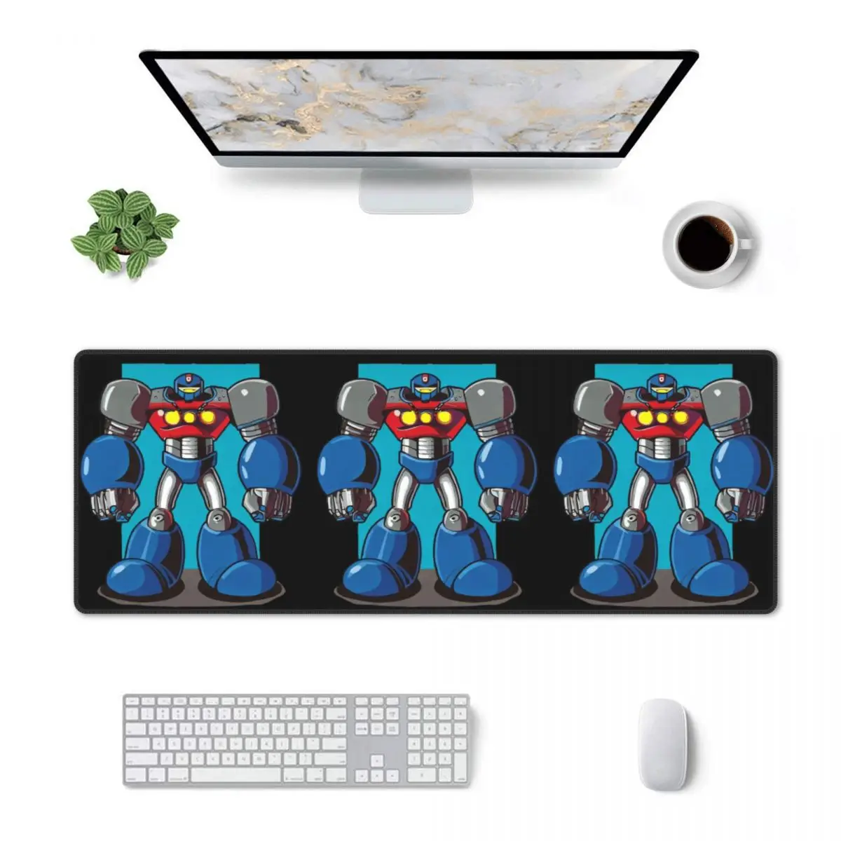 Large Mouse Pad Casual Tetsujin 28 Robot Gamer PC Laptop Mats Keyboard Carpet Computer Gaming Office Accessories Desk Mat