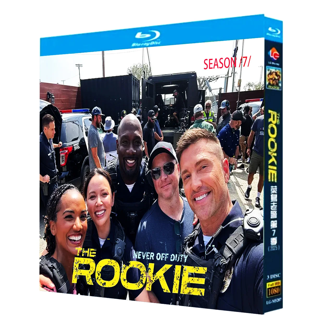 The Rookie Staffel 7 (2025) Serie 3-Disc-Set Regionenfrei Neu Versiegelt Blu-ray Disc High Definition BD