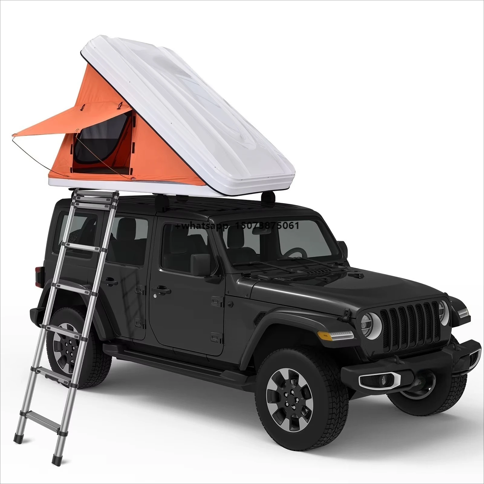 

Outdoor Travel Car Roof Tent Fully Automatic Self-driving Folding Portable Roof Top Tent Four-season Waterproof One Bedroom