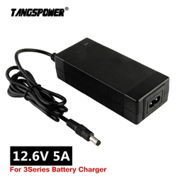 TANGSPOWER 3S 12.6V 5A Lithium Battery Charger For 12V Li-ion Battery Pack 18650 Lithium Battery Charger