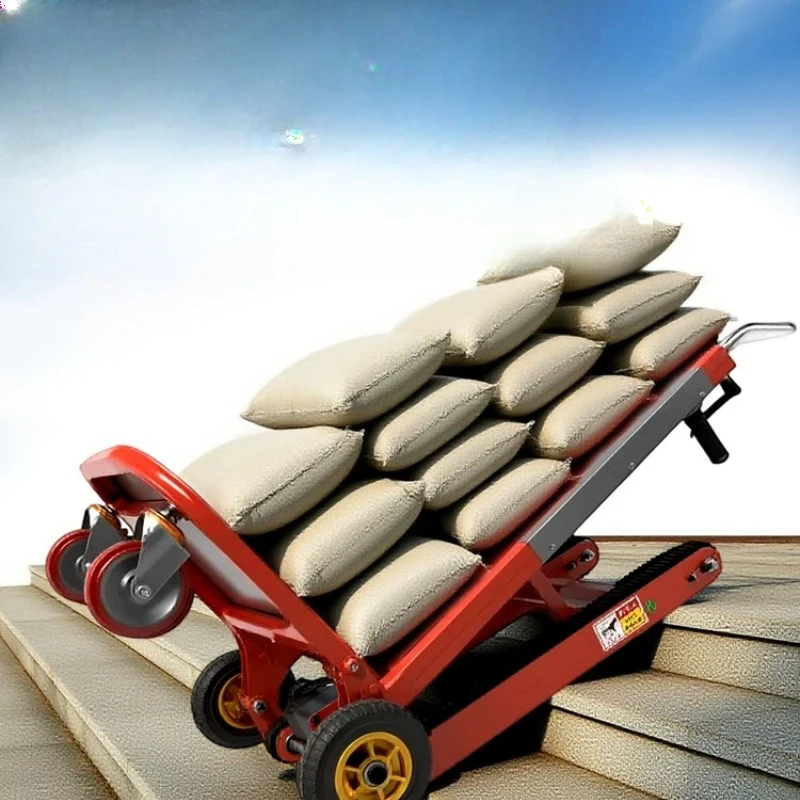 YJQ electric climbing machine crawler truck up and down the stairs moving stairs moving