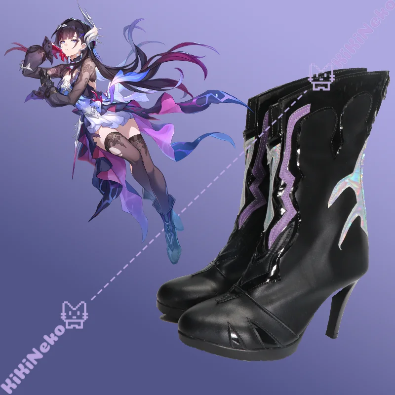 

Game Honkai: Star Rail Hysilens Cosplay Shoes Boots Helektra For Hallowmas Party Comicon Adult Women Men