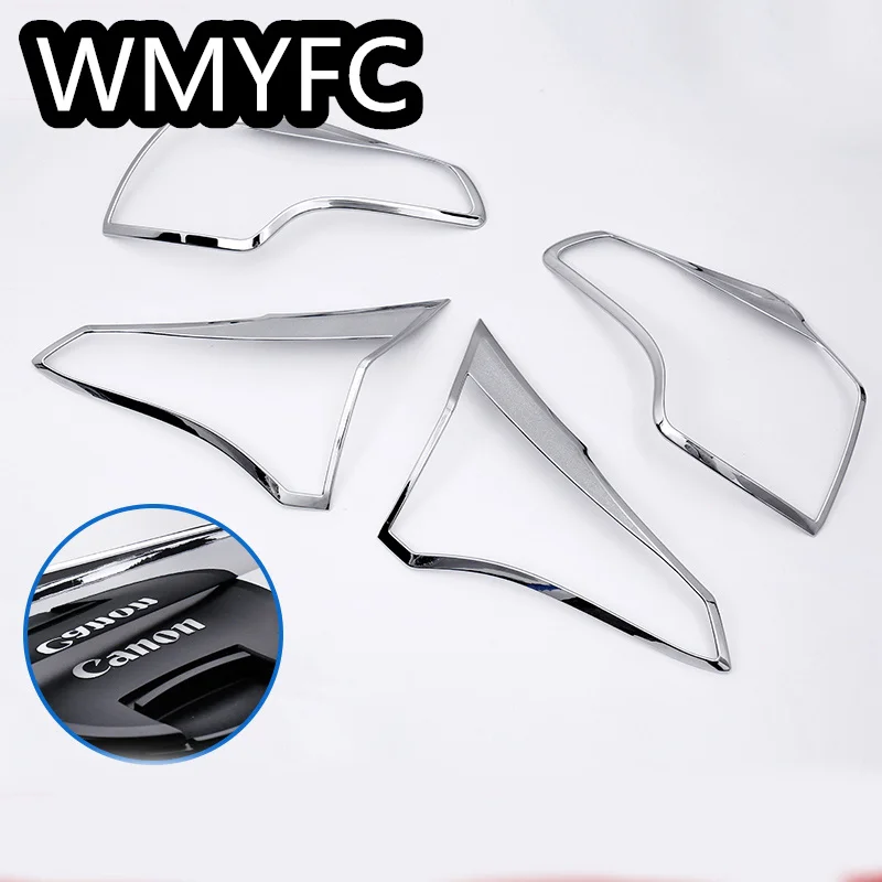 ABS Chrome Rear Tail Light Lamp Taillight Cover Trim Frame Sticker 4pcs/set For Toyota RAV4 RAV 4 2016 2017 2018