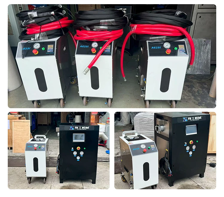 Wholesale Dry Ice Cleaning Machine Co2 Dry Ice Blasting Cleaner Tool Metal Rust Portable Dry Ice Making Machine Price for Spain
