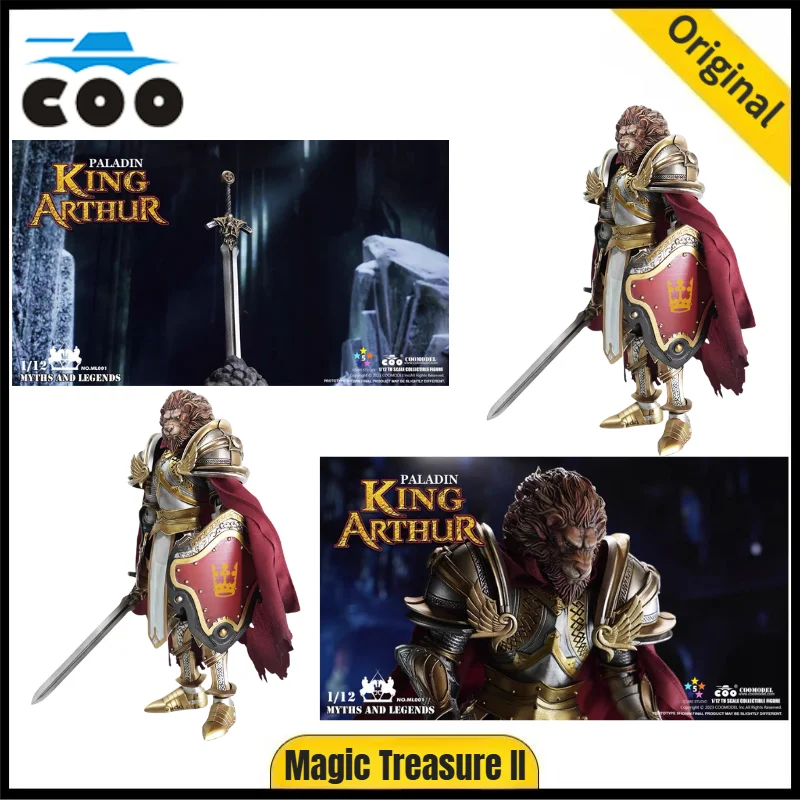 【In Stock】COOMODEL ML001 Myth and Legend King Arthur Paladin 1/12 Action Figure