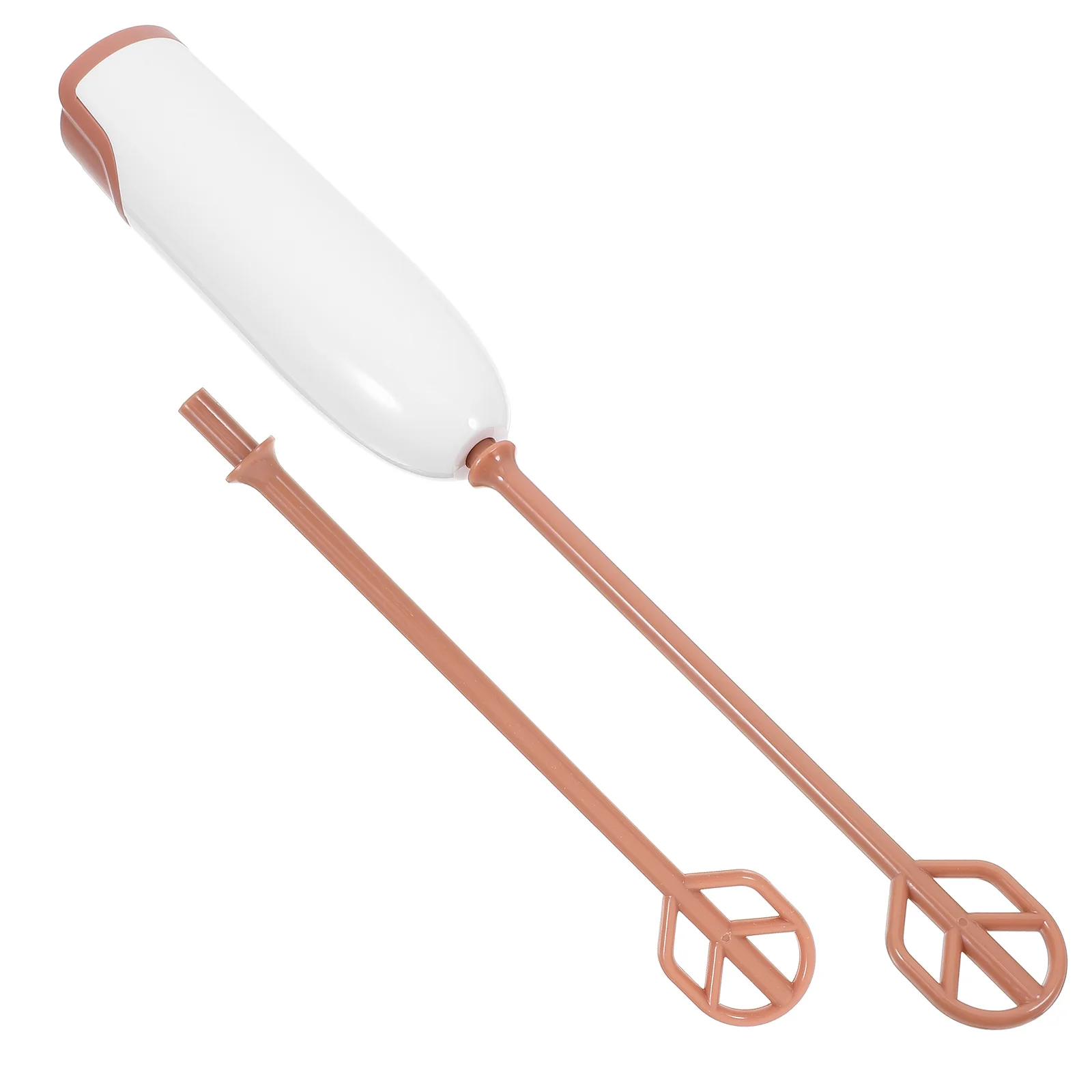 

Milk Powder Mixer Extended Rod Baby Formula Blender Handheld Drink Stirrer Juice Coffee Small Size Warm White 2xAA