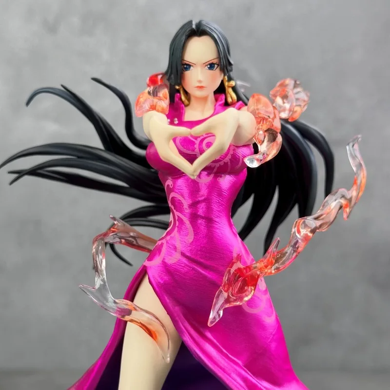 24cm アニメ ワンピース ボア・ハンコック チャイナドレス ハート型 PVC アクションフィギュア ゲーム スタチュー コレクションモデル キッズ おもちゃ 人形 ギフト