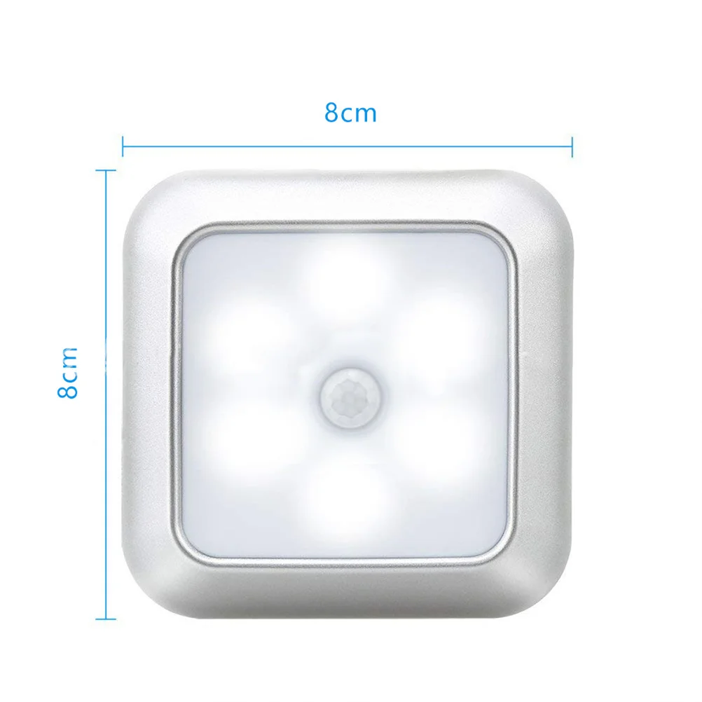 

1Pcs Sensor LED Night Light Smart Light Sensor Human Motion Activated Lamp for Home Closet Stairs Walkway Energy Saving