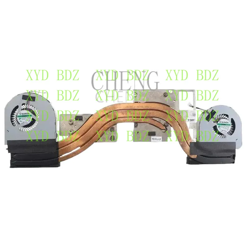 

DB Laptop CPU GPU Heat sink Fan for DELL Precision 7720 M7720 0G5DW5 G5DW5 AMD CPU