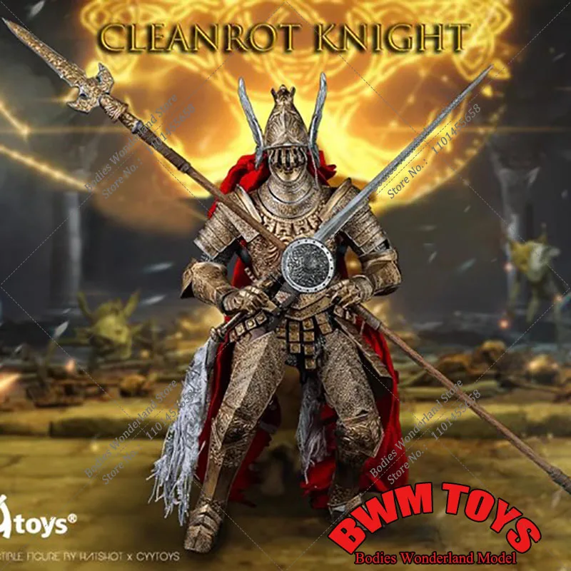 

In Stock CYYtoys & HatShot HS-11 1/6 Scale Collectible Cleanrot Knight Figure Model Soldier Action Figure Body Doll Full Set Toy