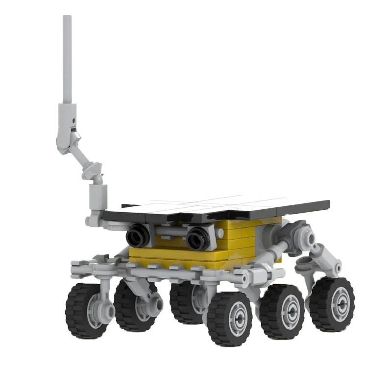 

102 шт., космическая серия, креативный робот Mars Rover, модульный строительный блок, модель, детская развивающая игрушка «сделай сам», подарок на день рождения