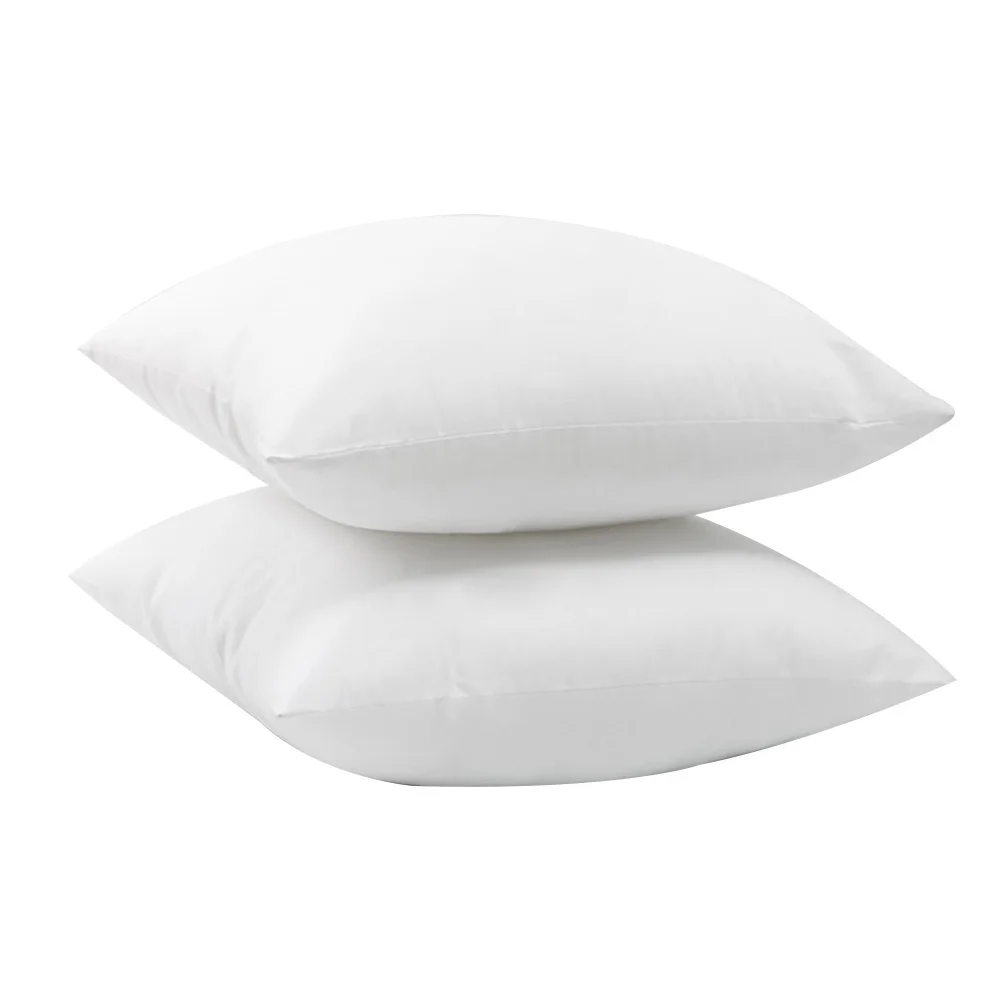 

2Pcs White Square Pillow Inserts Soft Cushion Fillers 50x50cm Sofa Bed Chair Throw Pillow Filler Household Throw Pillows Insert