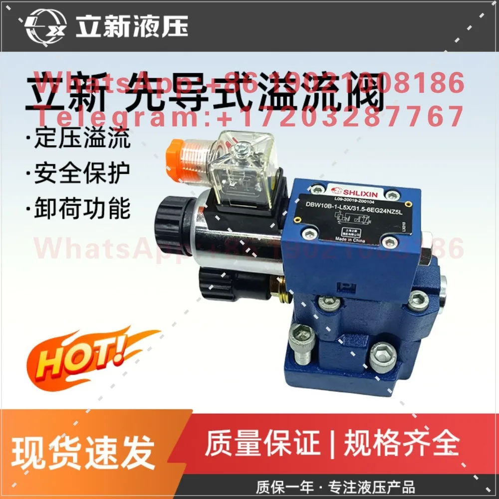 Shanghai Lixin DBW10B-1-L5X/31.5-6 EG24NZ5L solenoid relief valve DBW10A 20B 30B