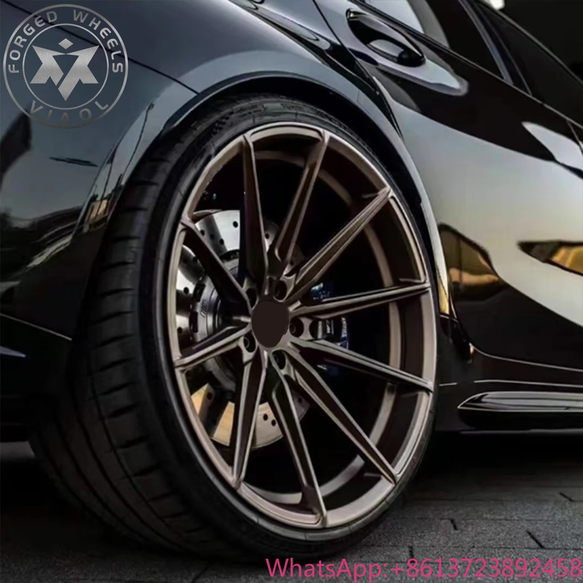 

Viaol Customized Alloy Wheel for bmw vw benz audi tesla Land Rover Etc High Quality Passenger Car Wheels Car Rims Forged Wheel
