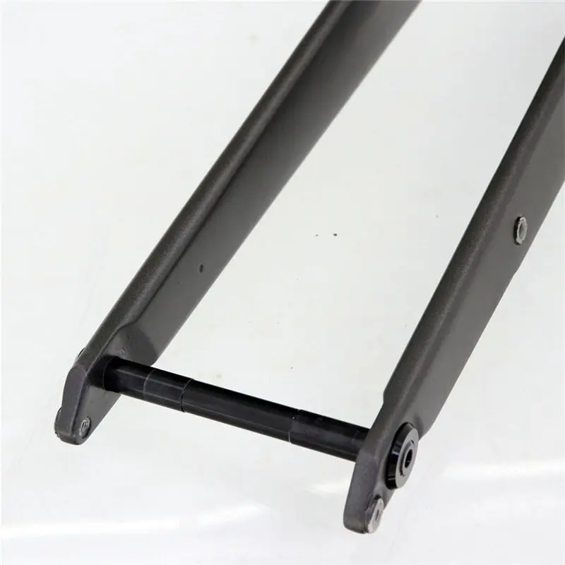

AD45 700C Road Bike Front Fork Full Carbon Fiber Tapered Shape Spinal Canal Cylindrical Disc Brake 700Cx 45mm Fixed Gear Fork