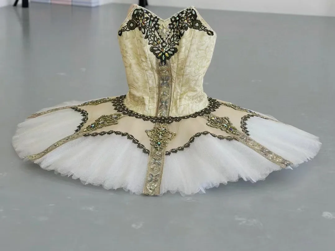 Girls Professional ballet tutu dress Midolado repertoire universal ballet pancake dress