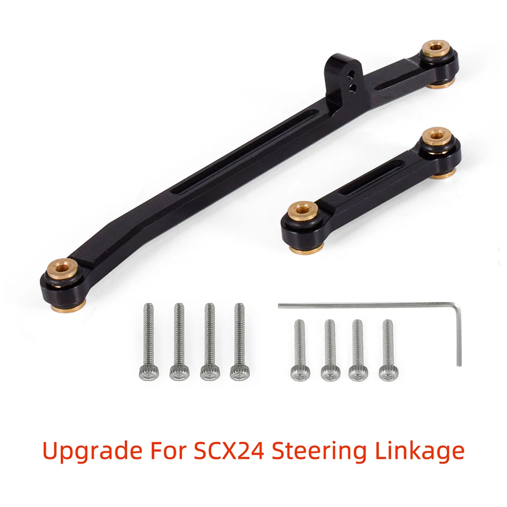 Metal Steering Linkage Link Rod for Axial SCX24 Upgrades Parts 1/24 RC Crawler Car Truck