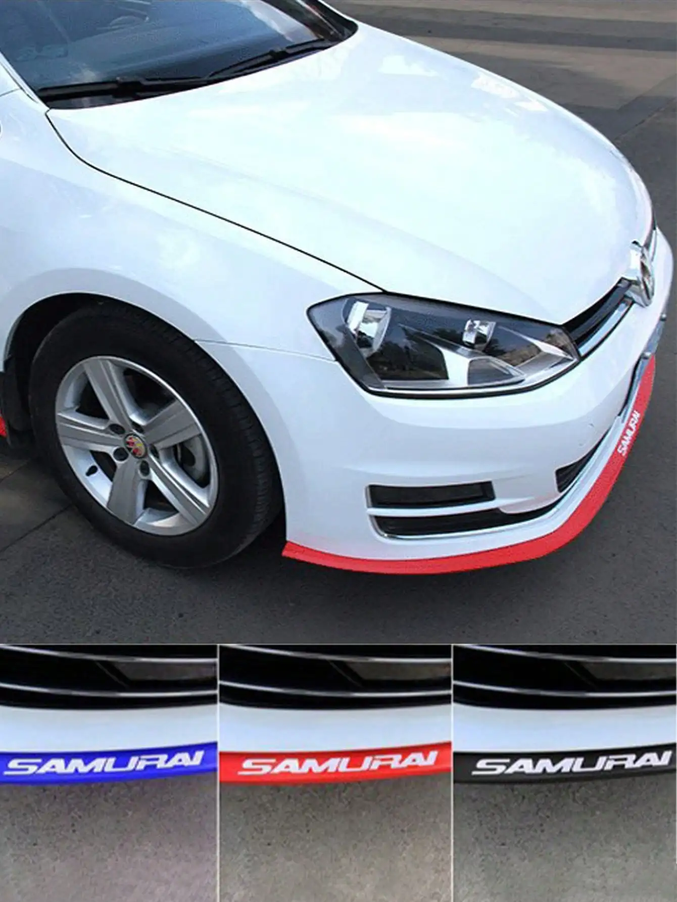 1pc Universal Auto Front Lip Stoßstange Streifen, Modifizierte Stoßstange Universal Kleine Surround Front Stoßstange, auto Zubehör Front Lippe Gummi