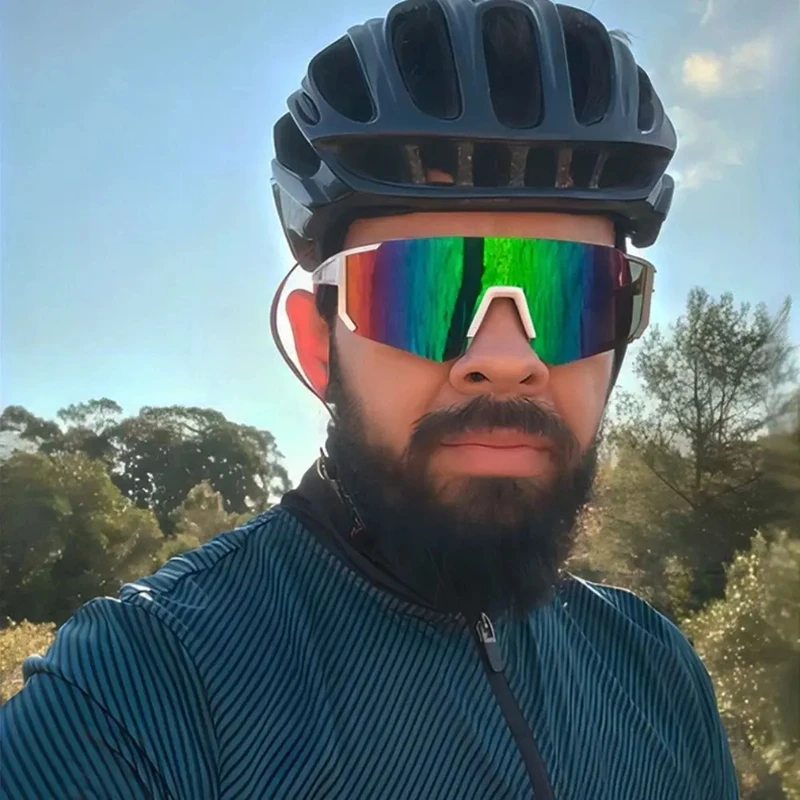 Bild 3: Outdoor-Sport, Fahrrad, Elektroroller, winddichte Sonnenbrille, UV-Sanddicht, Punk, zum Angeln, Skifahren, winddichte Farbtöne