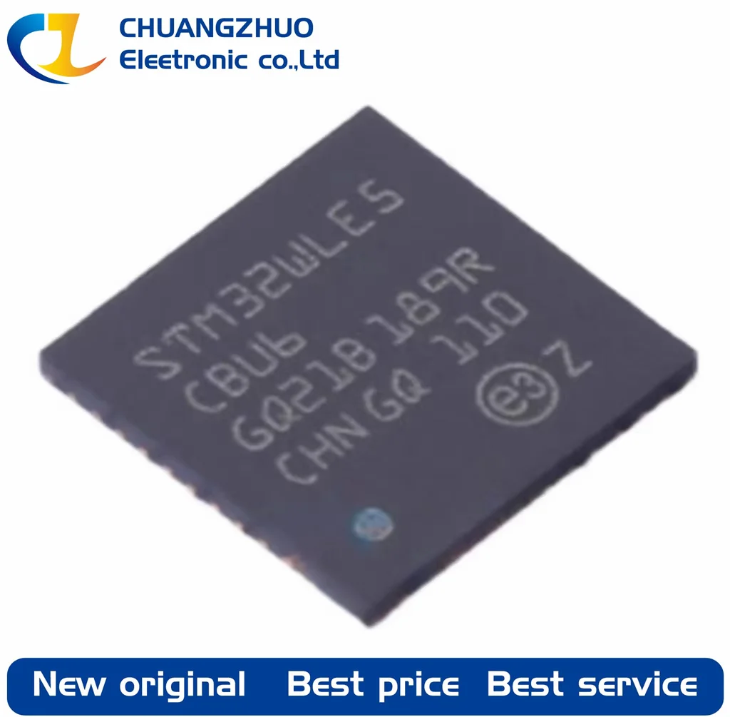 1Pcs   New original    STM32WLE5CBU6  UFQFPN-48 Microcontroller Units (MCUs/MPUs/SOCs)