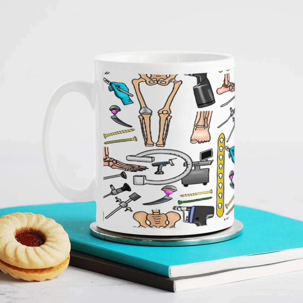 orthopaedics, traumatology Ceramics Coffee Mugs Tea Cup Milk Cups Gifts Drinkware Coffeeware