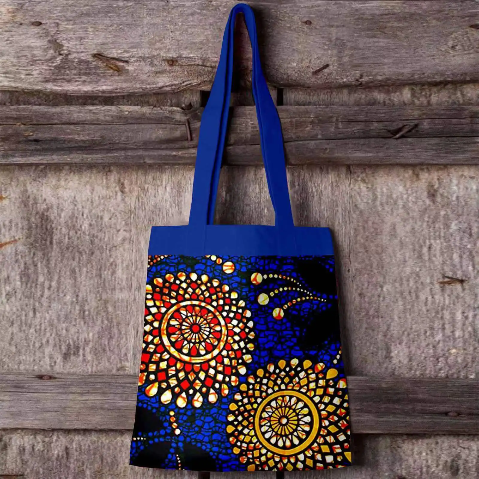 

Ankara Bags African Tote Bags Reversible African Ankara Print Bags Eco Friendly Ankara Bag for Women Overnight Cotton Bags Afric