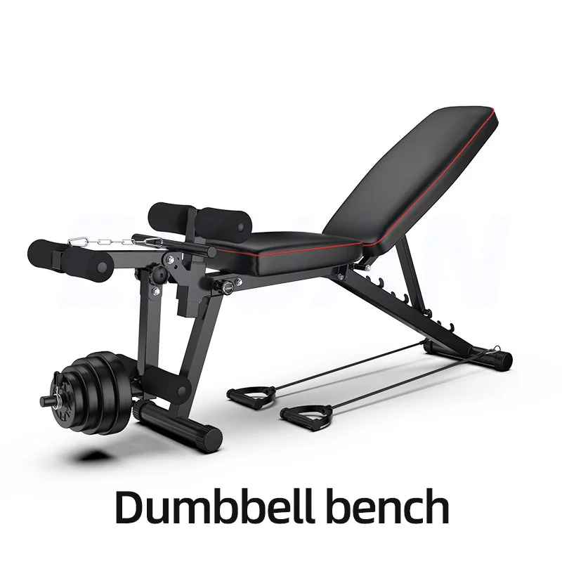 Dumbbell Bench Fitness Chair Multifunctional Supine Board Home Bench Press Weightlifting Equipment Muscle Bench Flat Bench Muscl