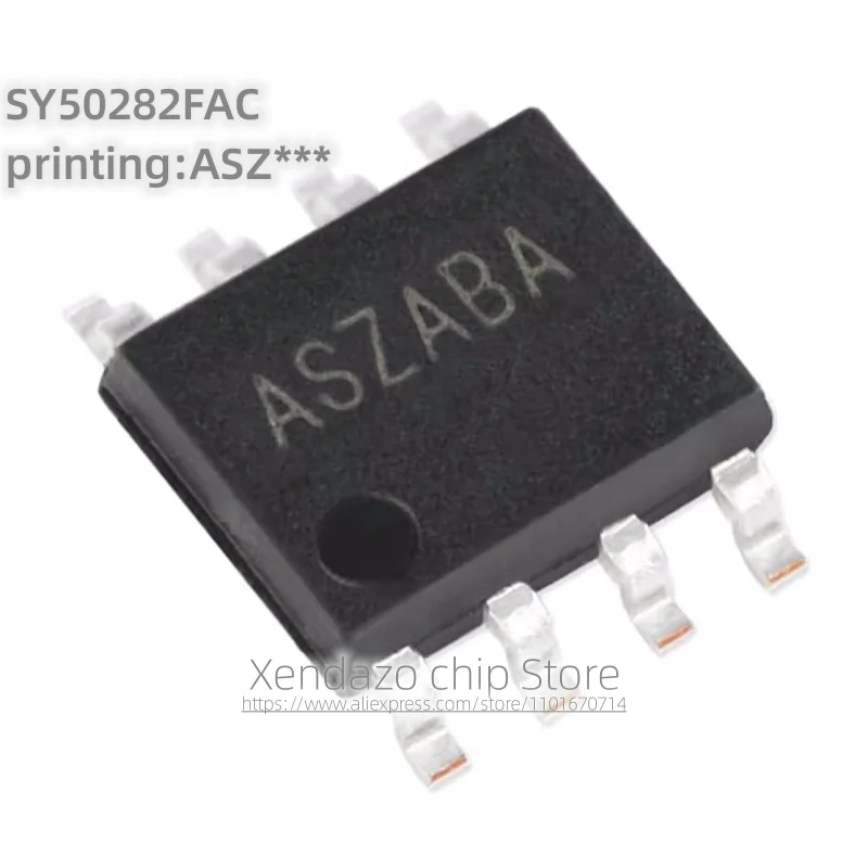 10pcs/lot SY50282FAC printing ASZ*** SOP-8 package Original genuine Synchronous step-down DC-DC regulator chip