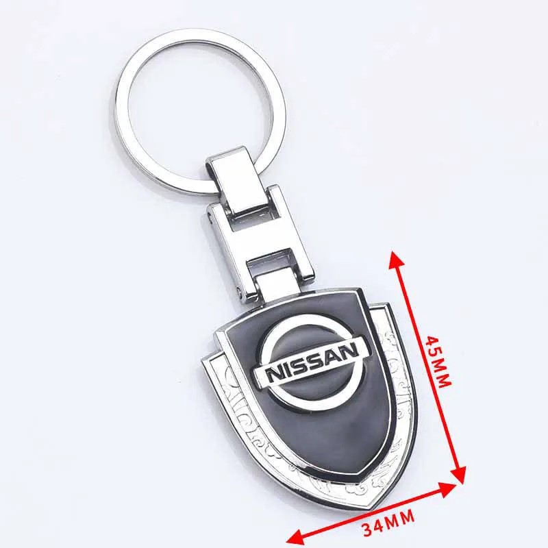 Car Styling Keychain Key Ring For Nissan Juke Qashqai X-Trail Leaf Patrol Altima Maxima Micra Murano Note TIIDA Pulsar GTR Nismo