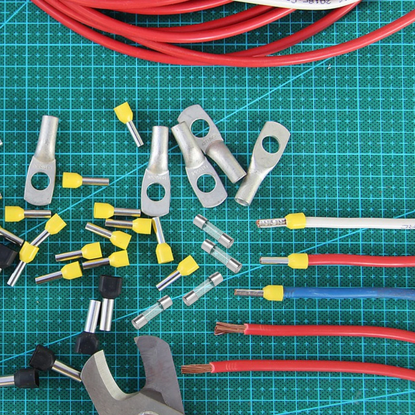 

20pcs Glass Fuse 5X20Mm 125V Fast-Blow For Microwave Oven Electrical Equipment Protection Home Appliance Safety Replacement Fuse