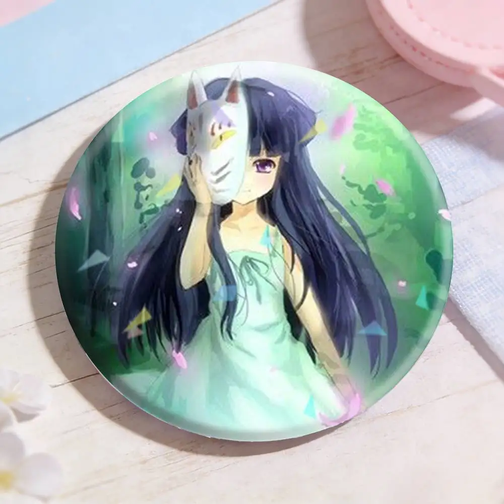 H-Higurashi When They Cry Badges Niche Design Brooch for Backpack Lapel Pins Creative Accessories