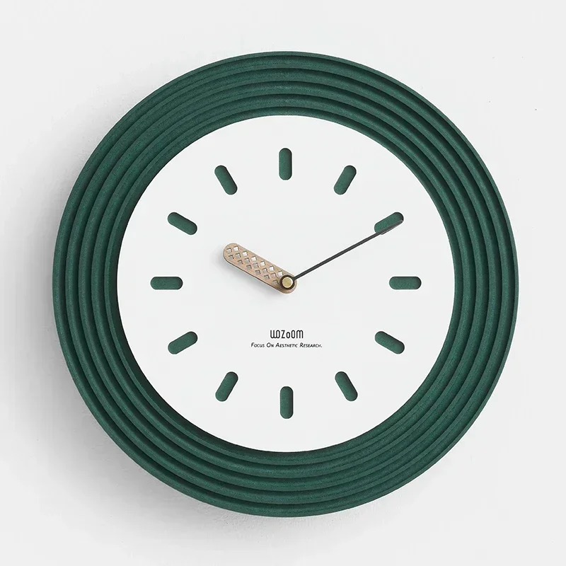 Punch-free Simple Home Mute Wall Clock Fashion Light Luxury Creative Living Room Clock Home Decoration Wall Clock Modern Design