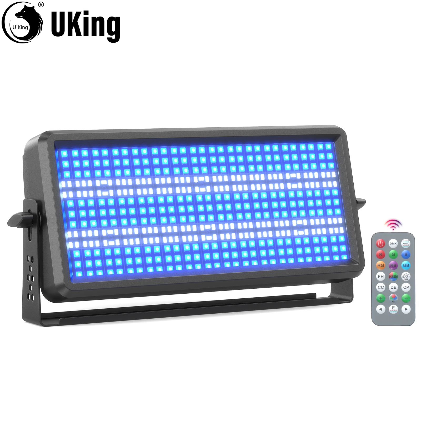 

U'King 120 Вт RGBW Светодиодный стробоскоп с потрясающим эффектом Настенный светильник DMX512 Сценический светильник для DJ Disco KTV Церковная свадебная вечеринка