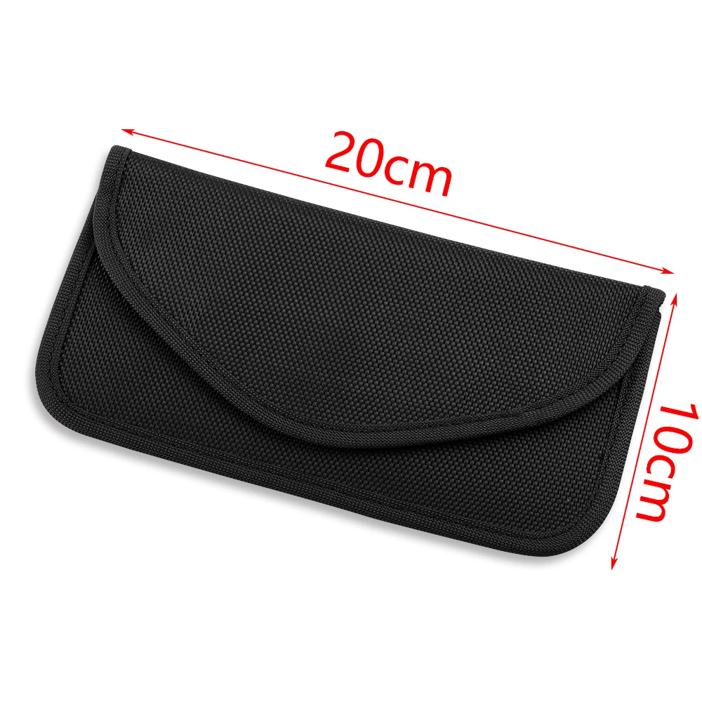 Portable Car Key Signal Blocker Case Faraday Cage Fob Pouch Keyless RFID Blocking Bag RFID Card Protector Car Accessories