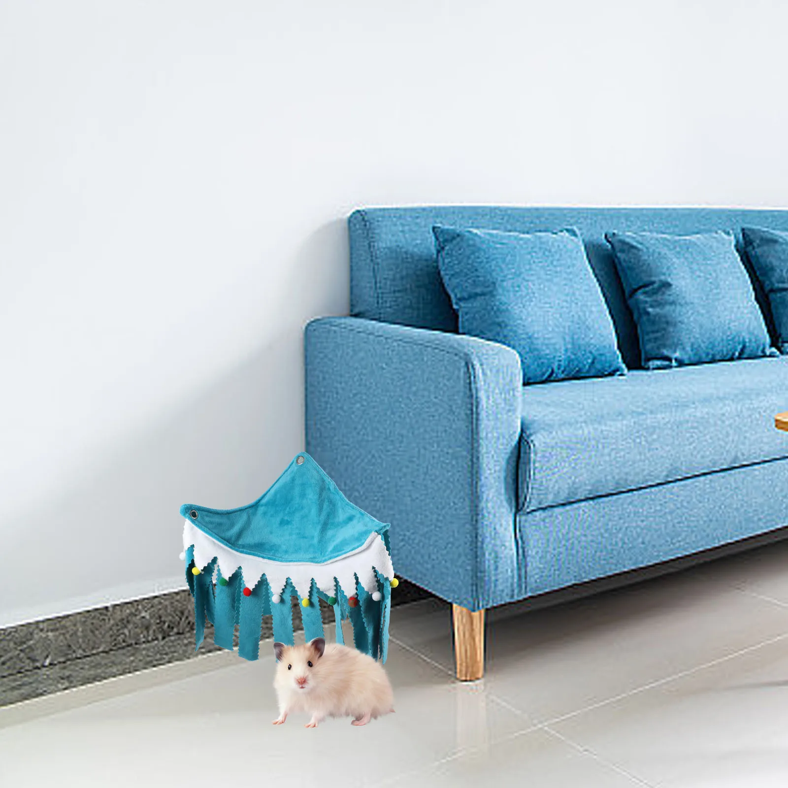 

Small Hideout For Guinea Pig Hamster Chinchilla Hedgehog Bunny Rat Cage Lightweight Durable Hammock With