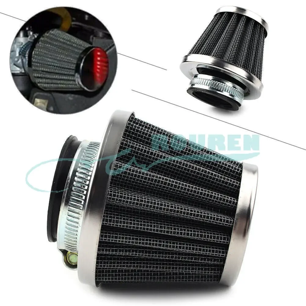 35mm 38mm 42mm 45mm 48mm 50mm 54mm 58mm 60mm Air Filter For 50 70CC 90CC 110CC 125CC Moto ATV Scooter Dirt Pit Bike Go Kart Quad