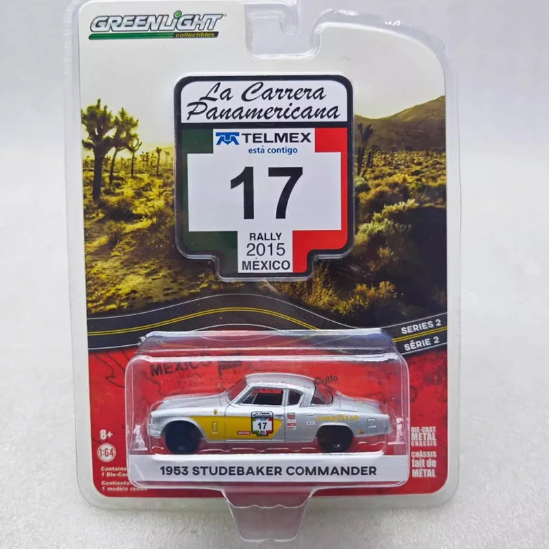 GreenLight Diecast 1:64 Scale 1953 Studebaker Commander Alloy Car Model Classic Collection Display Toys