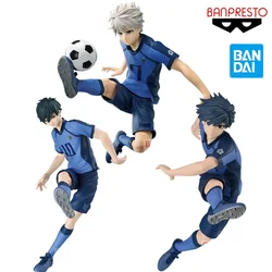 Original Banpresto Blue Lock Action Anime Figure Pvc Model Kit Isagi Yoichi Chigiri Hyoma Seishiro Nagi ITOSHIRIN Figure