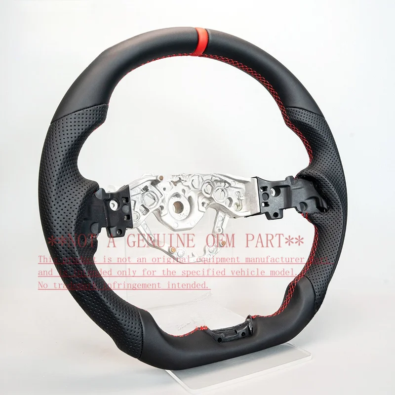 For Nissan Steering Wheel Horn Cover 2023+ Z 400Z NISMO D Shape Full Leather Sport  Shell Decorative