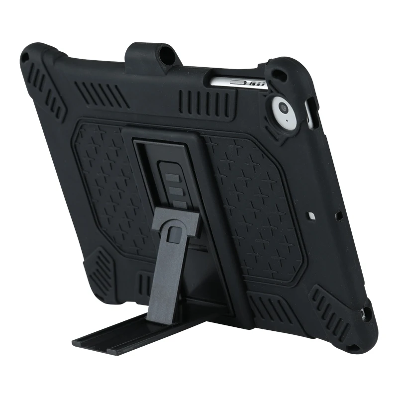 ABRI-Tablet Case For Ipad Mini 1/2/3/4/5 Universal Upgraded Silicone Protection Case Anti-Fall With Capacitor Pen