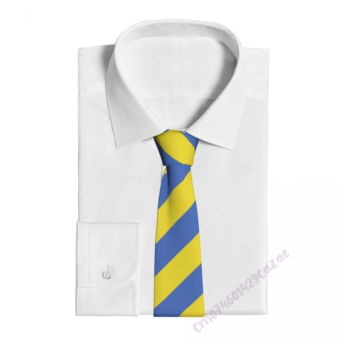 Ukraine Flag Neck Ties For Men Women Casual Plaid Tie Suits Slim Wedding Party Necktie Gravatas For Gift Proud