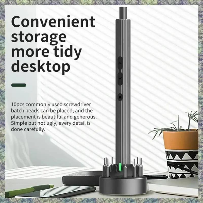 

WON N30 Electric Screwdriver Charging Stand Type-C Charger Bracket Bit Storage Base Tool Accessories
