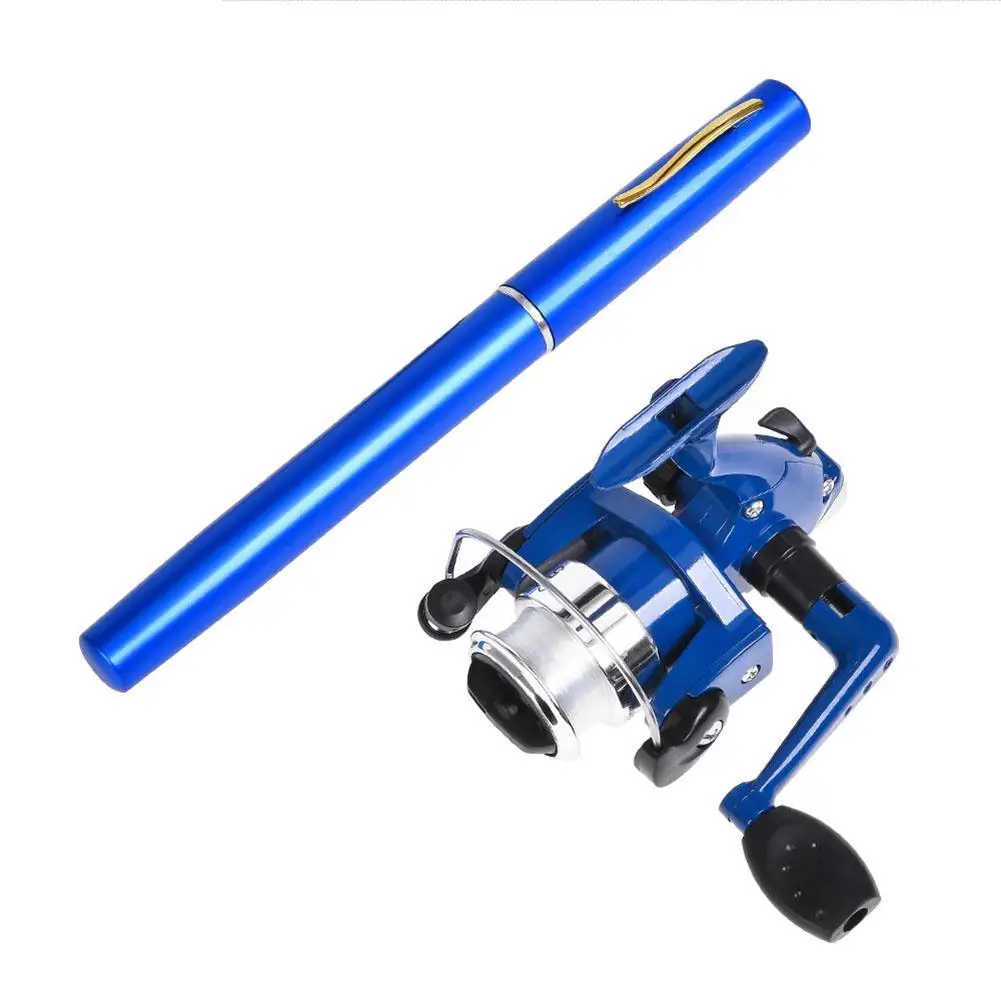 Portable Pen Fishing Rod Ultralight Telescopic Fishing Pole Mini Travel Pocket Rod Set Fishing Accessories