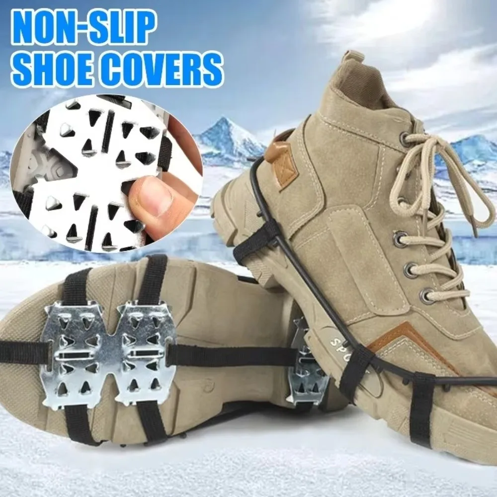 

New 7/10 Teeth Ice Claw Universal Anti-Slip Ice Gripper Spike Spike Spike Grips Cleats For Shoes